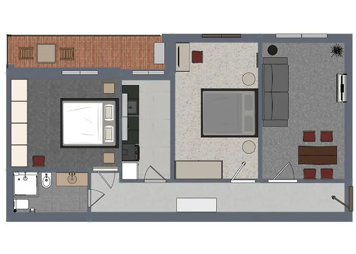Nox Romana - Policlinico Gemelli - Threeroom With Balcony *